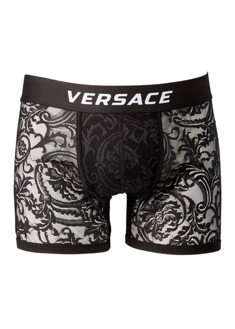 versace men's lace mesh boxer briefs|cheap Versace boxer briefs.